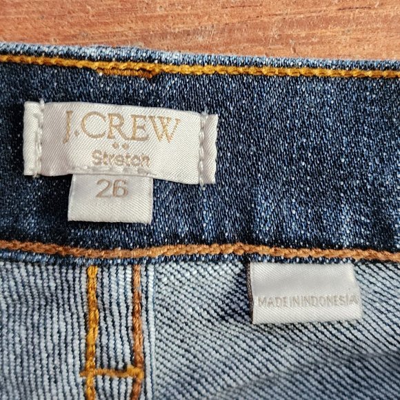J.Crew Indigo Stretch Skinny Jeans Size 26 - Picture 6 of 13